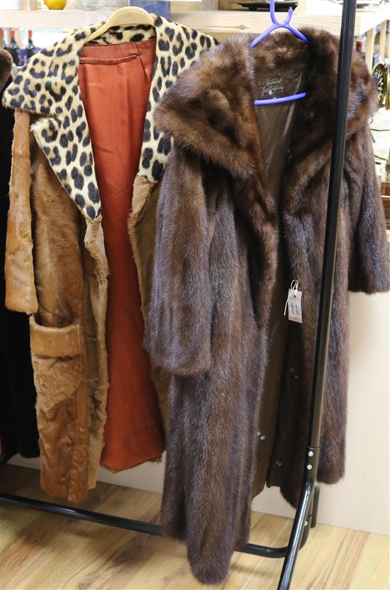 Two fur coats